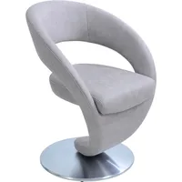 K+W Komfort & Wohnen Drehstuhl »Wave«, Microfaser 785, Design-Drehstuhl,