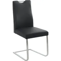 K+W Komfort & Wohnen Freischwinger 6194 Leder schwarz