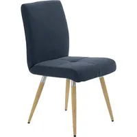 K+W Komfort & Wohnen 4-Fußstuhl 6411 blau