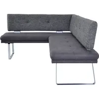 K+W Komfort & Wohnen Eckbank »Giacomo II«, Flachstahlkufe in