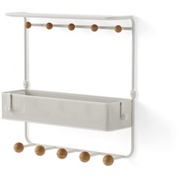 Umbra Wandgarderobe Estique 32 x 31 cm Weiß