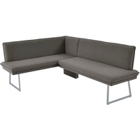 K+W Komfort & Wohnen Eckbank mit Sattlernaht und schmaler