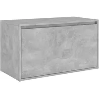 VidaXL Flurbank 80x40x45 cm Betongrau Holzwerkstoff