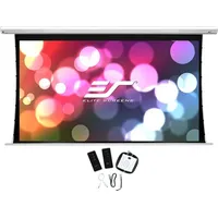 Elite Screens Saker Tab Tension E24 Motorleinwand Tab Tension