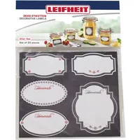 Leifheit Deko-Etiketten Schwarz-Weiß