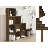 VidaXL Bücherregal Braun Eichen-Optik 155x24x160 cm