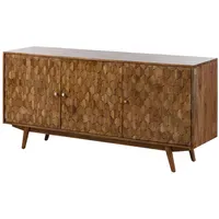Massivmoebel24 Sideboard 160 x 75 x 42 cm Akazie