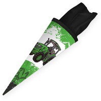 Itenga Geschwister Schultüte Zuckertüte Traktor mit Filzverschluss Schule Einschulung