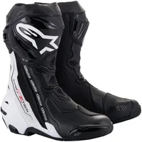 Alpinestars Supertech R Vented Motorradstiefel, schwarz-weiss, Größe 44