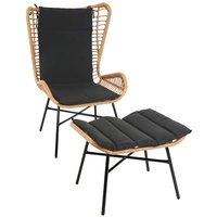 MCW G17b Polyrattan Sitzgruppe 2-tlg. natur/anthrazit