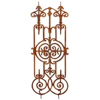 Aubaho Gitter Zaun Balkongitter Treppe Balkon Geländer Eisen Rost