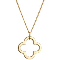 Elli PREMIUM Kleeblatt Glücksbringer 585 Gelbgold Grigri 45 Damen