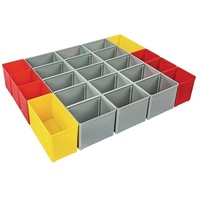 BS Systems Einteilungsset I3 iB 72 B349xT265xH63mm blau/gelb/orange/rot/grün/grau