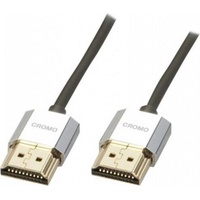 Lindy HDMI Anschlusskabel HDMI-A Stecker, HDMI-A Stecker 0.50m Schwarz