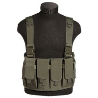 Mil-Tec Unisex – Erwachsene Magazinträger Chest-13532001 Chest, Oliv, Einheitsgröße