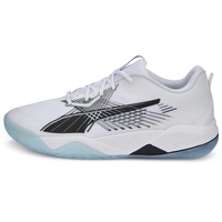 Puma Unisex Eliminate Power II Hallen-Sportschuhe Hallenturnschuh, White-Black-Nitro Blue,