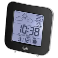 Trevi Schwarz Station Wetter Mit Uhr