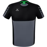 Erima Six Wings T-Shirt Slate grey/schwarz M
