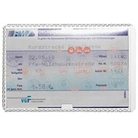 Durable Ausweishülle 54x86mm - transparent, - 10 Stück,