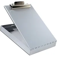 Läufer Klemmbrett 31017, A4 Aluminium, mit Box, aus DIN