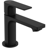 Hansgrohe Rebris E 80 CoolStart EcoSmart+ mit Zugstangen-Ablaufgarnitur mattschwarz