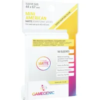 Gamegenic Matte Mini-American Size Sleeves Kartenschutzhüllen 44x67mm (50 Stück)