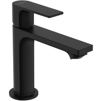 Hansgrohe Rebris E 110 CoolStart mit Metall Zugstangen-Ablaufgarnitur mattschwarz