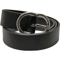 URBAN CLASSICS Small Ring Buckle Belt - Schwarz -