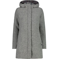 CMP Damen Jacke Coat Fix Hood Grau 42