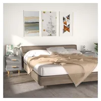 VidaXL Nachtschrank 40 x 35 x 47,5 cm Grau