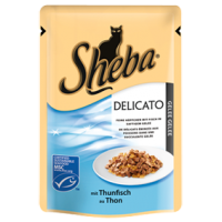 Sheba Delicato mit Thunfisch in Gelee 12 x 85