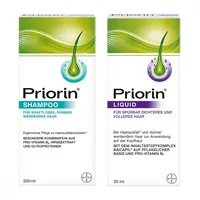 Priorin Shampoo 200 ml + Liquid gegen Haarausfall 200