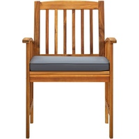 VidaXL Garten-Essgruppe 5-tlg. Grau