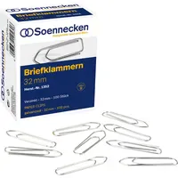 SOENNECKEN Briefklammer 1352 32mm verzinkt 100 St./Pack.