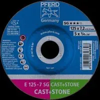 Pferd Schruppscheibe E 125x7,2x22,23 mm Leistungslinie SG CAST+STONE für