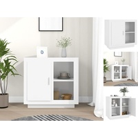 VidaXL Sideboard 80 x 75 x 40 cm weiß