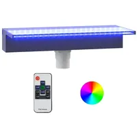 VidaXL Wasserfall-Element mit RGB LEDs Acryl 45 cm