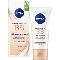 NIVEA BB HELL 5IN1 24h FEUCHTIGKEIT LFS 15 Gesichtscreme