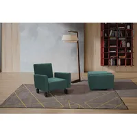 Egoitaliano Sessel »QQ, Funktionssessel zum Hocker zusammenklappbar,«, inkl. Rollen,