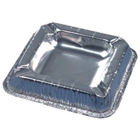 Papstar 50 PAPSTAR Einweg-Aschenbecher 12,5 x 12,5 cm