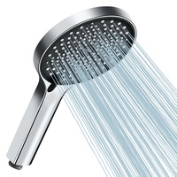 Cobbe Wassersparender Duschkopf, Großer Regendusche Mit 3 Strahlarten, Druckerhöhend,