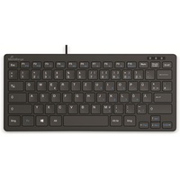 MediaRange Kompakt-Tastatur MROS112, Flache Tasten, QWERTZ, schwarz