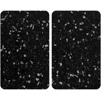 Wenko Herd-Abdeckplatte Terrazzo, Glas, 2 tlg), für alle Herdarten,