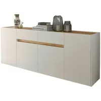 Furn.design Sideboard 220 x 87 x 40 cm weiß