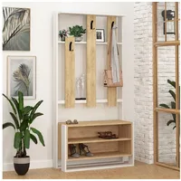 Decortie Chester Garderobenset 90 x 36 x 180 cm