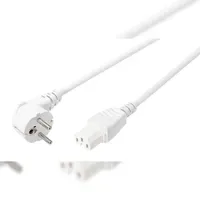 Sygonix SY-5043442 Warmgeräte Anschlusskabel Weiß 2.00m