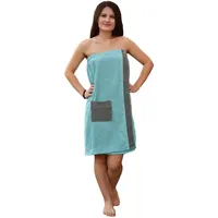 JEMIDI Saunakilt Handtuch 30 x 30 cm grün