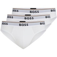 Boss Brief 3p Co/EL Slips, White 100, L