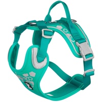 Hurtta Weekend Warrior Hundegeschirr kleine Hunde Pfau türkis 40-45