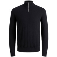 JACK & JONES Herren Stehkragen Pullover JJEEMIL, Blau 12189339